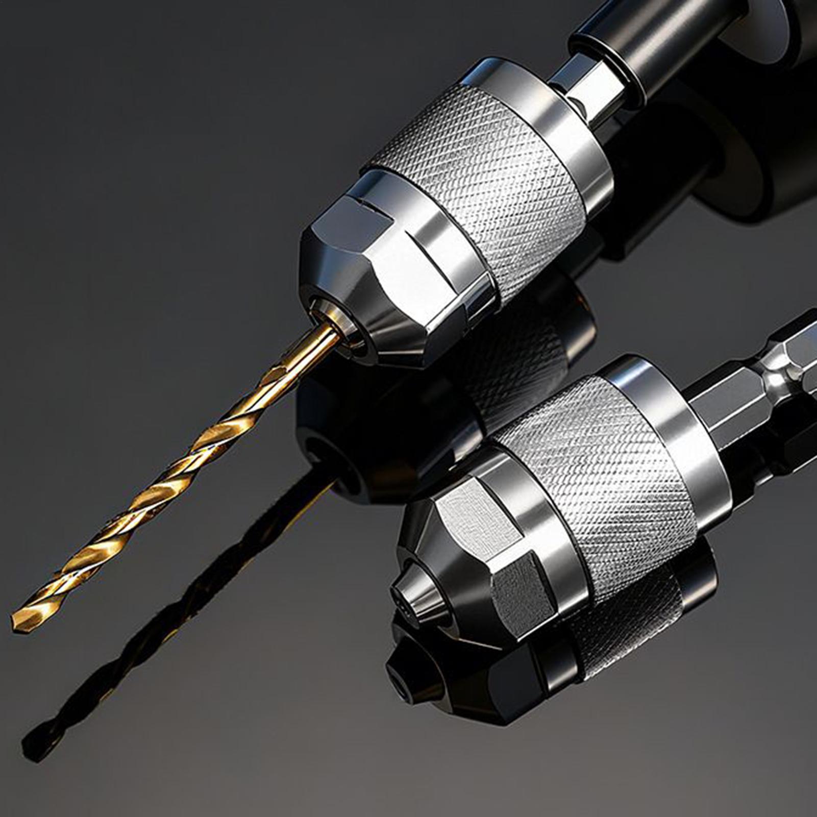 

Drill Chuck Adapter Quick Change Pneumatic Drill Chuck 3-Jaw Hex Shank Chuck Professional Converter Hex Shank for Woodworking China Mainland