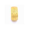 22 Carat Gold Plated Mega Striped Bracelet 3 Cm Blz-1147