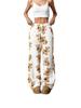 Little Bear Lambswool Velvet-Lined Straight Casual Pants - Hong Kong Style Autumn Winter Trendy Full Print Loose Long Pants