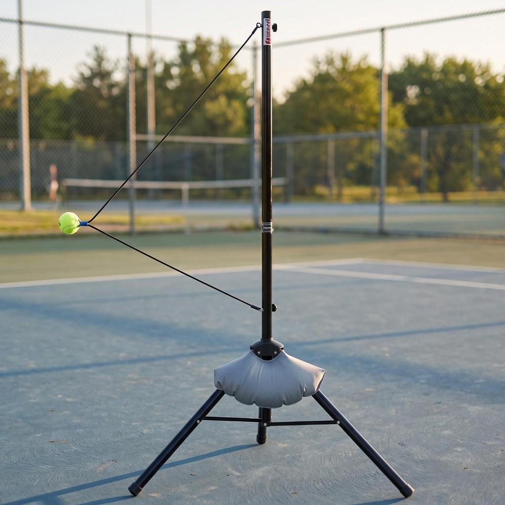 Solo Tennis with Base Freestanding Practice Tool Adjustable for