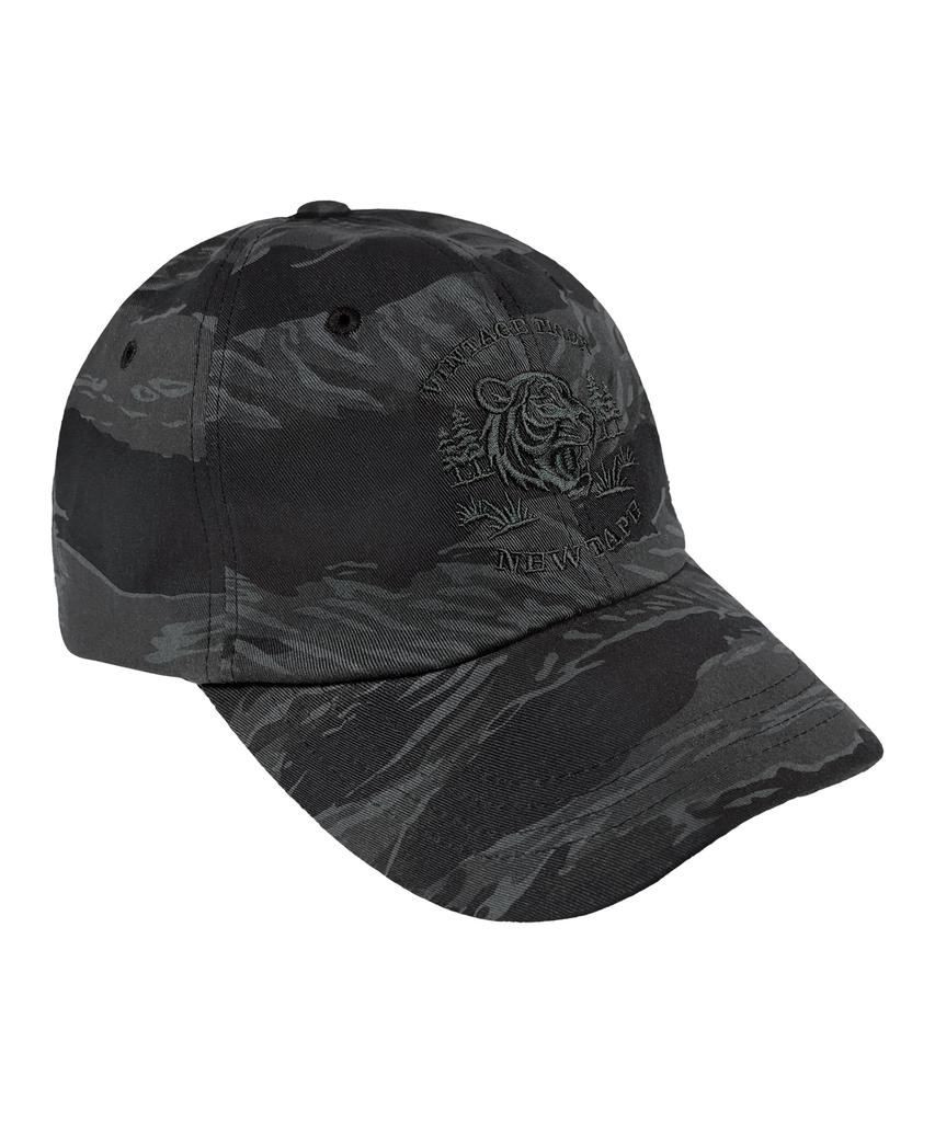 Nyuteib Tiger Military Oversized Ball Cap - Stone Grey