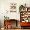 Funny Tin Sign Metal Wall Art Home Decor Novelty Gift for Bar Cafe Garage