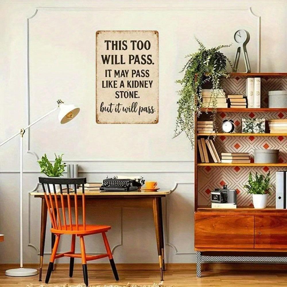 Funny Tin Sign Metal Wall Art Home Decor Novelty Gift for Bar Cafe Garage