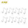 4/8PCS S-Type 304 Stainless Steel Cabinet Door Hook Multifunctional Towel Rack Hat Rack Storage Rack Kitchen Bathroom Accessorie