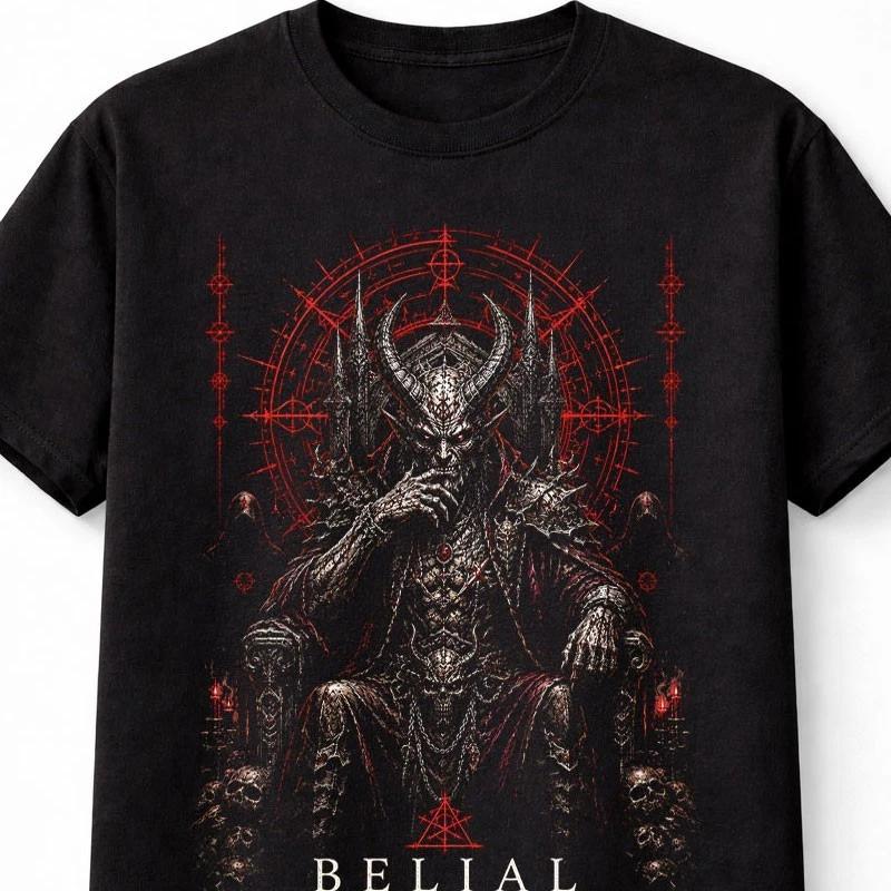 Belial Lord of Deception Demon Gothic Horror Metal Unisex TShirt S