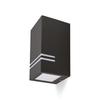 Luminária de parede para jardim 1xGU10 IP44 preta