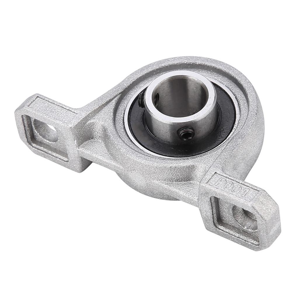 KP001 12mm Pillow Block Bearings Flange Bore Auto Self Adjust Center Mounted Support