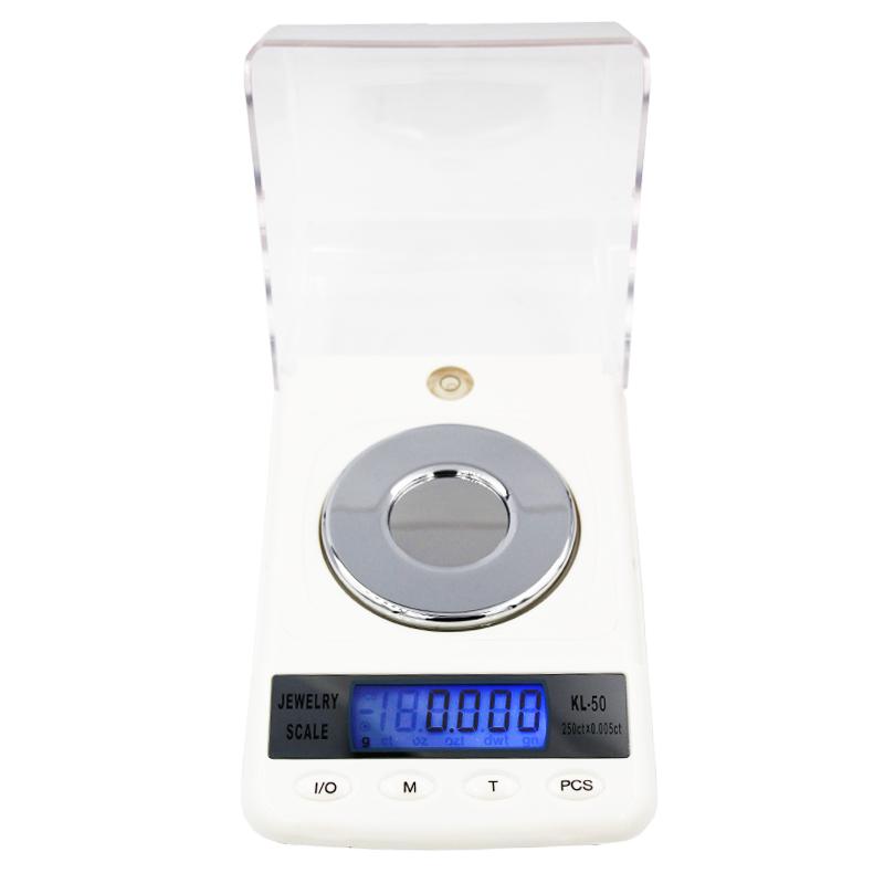 50g 0.001g High Precision Electronic Scale Digital Jewelry Scale Diamond Gem Carat Scales Laboratory Weighing Balance