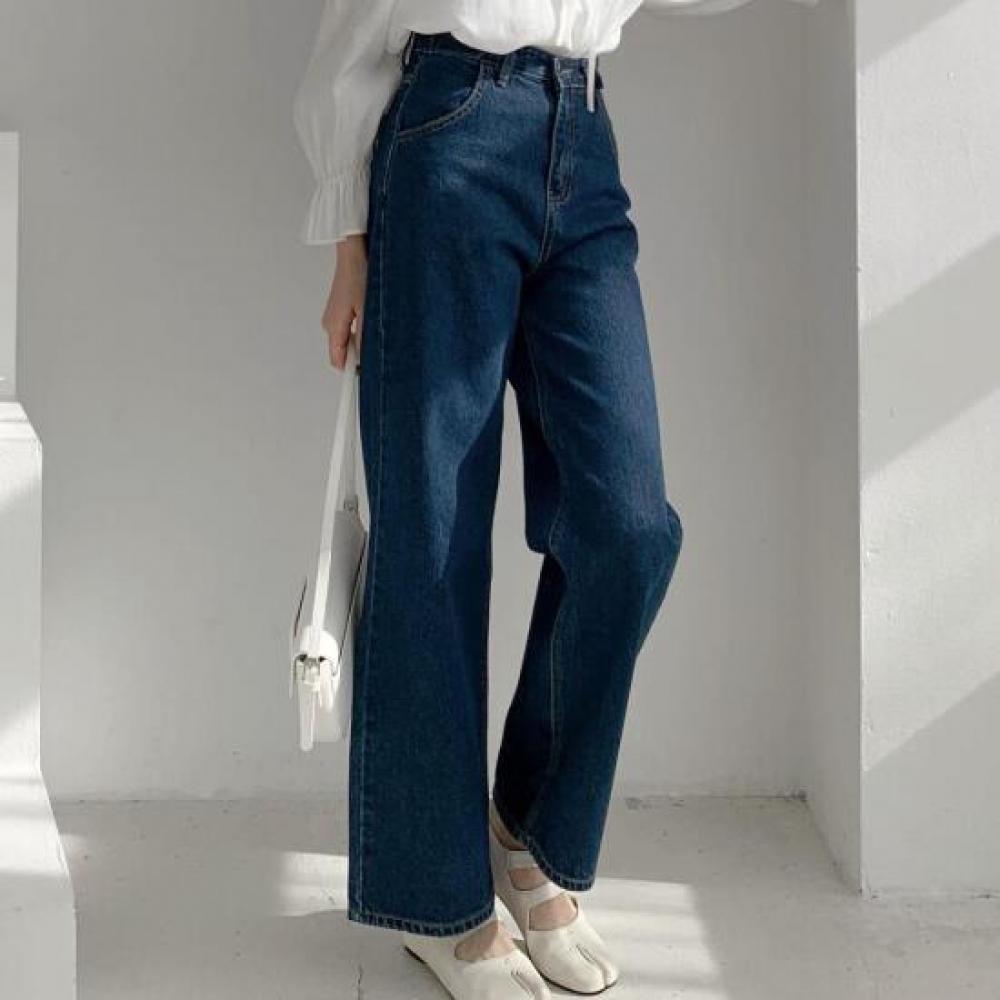 New Arrivals Open Run Neriku Women Wide Denim Pants Standard Fit