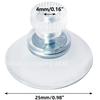 20/50/100PCS Plastic Suction Cups with Screw 25/32/41/53 mm Clear PVC Sucker Pads Strong Adhesive Suction Holder with Screw Nut