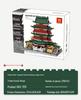 Wange Bricks 7212 Chinese Tengwang Pavilion Building Set Toy for Kids
