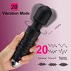 Av Vibrator Strong Magic Wand Waterproof Massager Clitoris Stimulator Sex Toys G Spot Usb Rechargeable Adult Female Sex Product