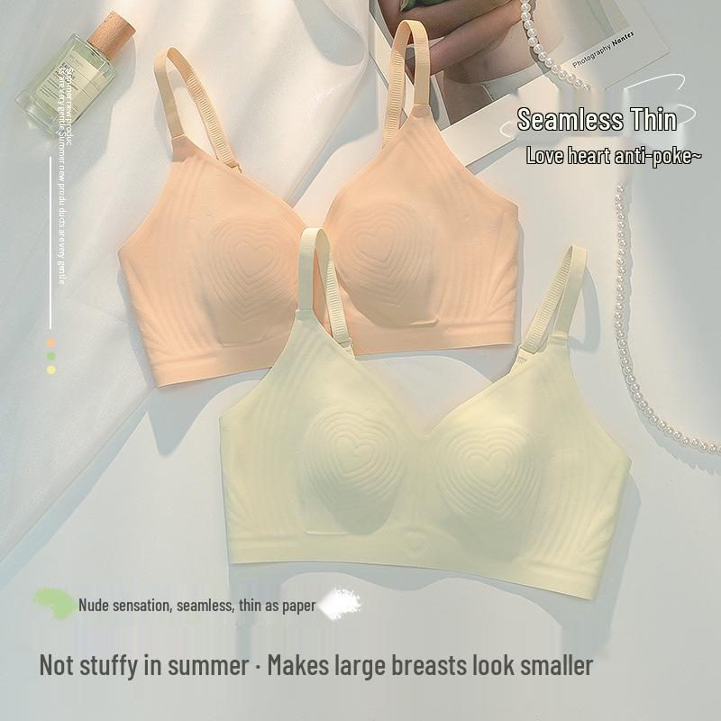 Ultra-Thin Seamless Bra for Women - Minimizing, Cool, Breathable, Soft Support
