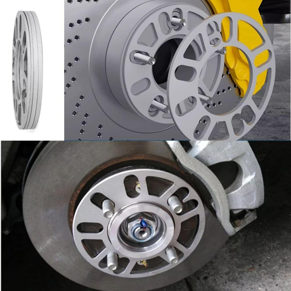 4 Pcs 5mm CAR ALLOY WHEEL SPACERS ADAPTOR PLATES SHIMS 4 & 5 STUD