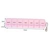 1PCS 4 Row 28 Squares Weekly 7 Days Tablet Pill Box Holder Medicine Storage Organizer Container Case