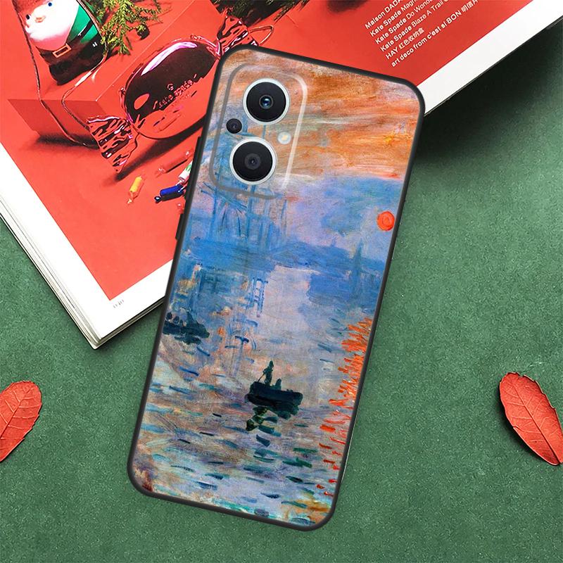 Famous Paintings Case For OPPO Reno 7 8 Lite 8T 10 11 12 13 Pro 12F 13F 14F OPPO Find X8 X6 X5 X9 Pro Cover