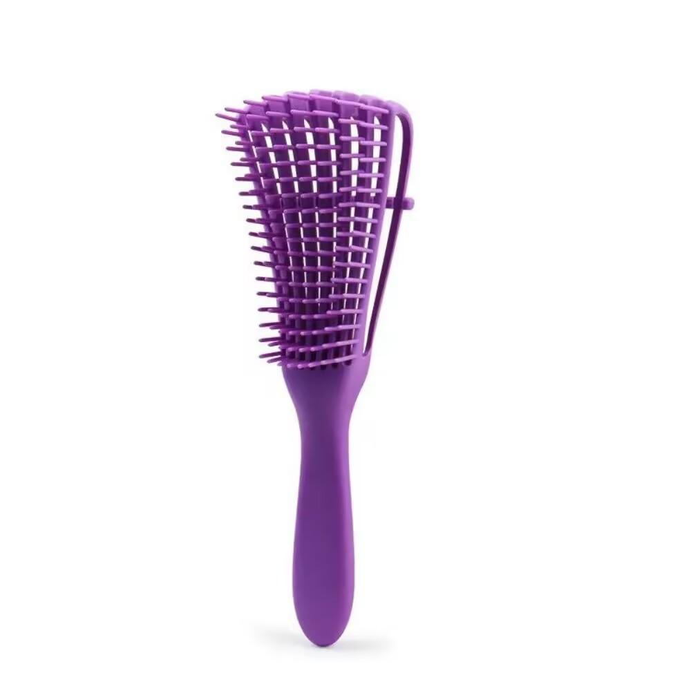 Detangling Hair Brush Octopus Curved Vented Massage Hairbrush for Wet Dry Hair Shampoo Styling Straight Curly Hair