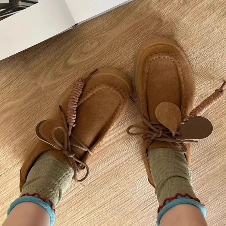 Módní dámské boty Nubuková kůže Ležérní ploché boty Kožené Jednoduché boty Dámské Vycházkové Protiskluzové Chaussure Femme Zapatos De Mujer