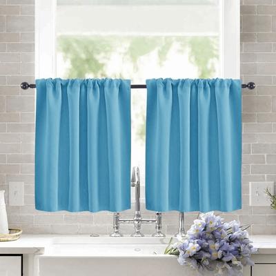 1PC 76×60CM Short Blackout Curtains Washable Partition Curtain Durable Kitchen Curtain  Multipurpose