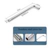 Wall-mounted Stainless Steel Shower Head Extension Arm Rain Extension Tube Shower Seat Basic Bathroom Accessories
