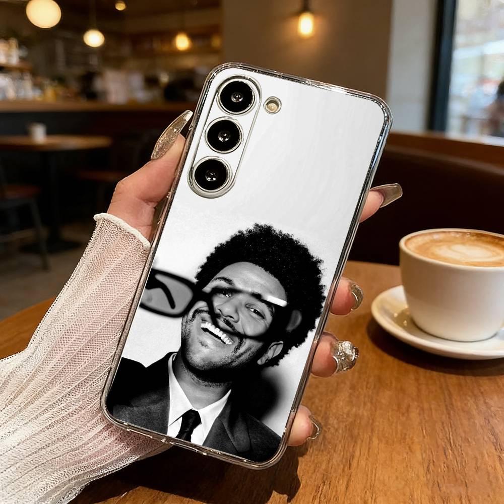 The W-Weeknd XO Phone Case For Samsung Galaxy S24 S25 S23 S22 S21 Plus S24 S25 Transparent Cover Case
