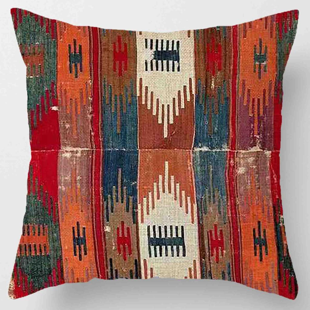 Bohemian Pillowcase Home Decor Polyester Comfortable Seat Cushion Geometric Cushion Family 45* 45cm Pillowcase
