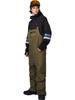 Ash Greem Snowboard Bib Pants Regular Water and XXL Skiwear (Single Item), Fit, 12,000mm Resistance, Men's Women's, AGP-1340 TW045, Size, Overalls,