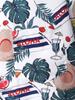 Oversized Loose HawaiianTropical Coconut Trees Short Sleeve Shirt Men Vintage Couple Beach Shirts for Summer Clothing Streetwear