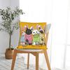 Pillow Case Funny Easter Cats Ears Bunny Eggs Comfy Pillow Cover For Sofa Bedroom Home Decor Morden Pillowcases