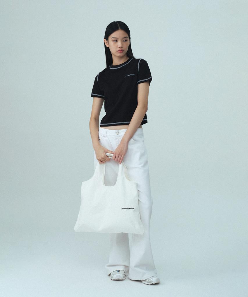 Rest&Recreation Cotton Shoulder Bag - Ivory
