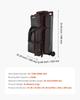 3 Ball Bowling Bag with Wheels Double Roller Bowling Bag Shoe Compartment