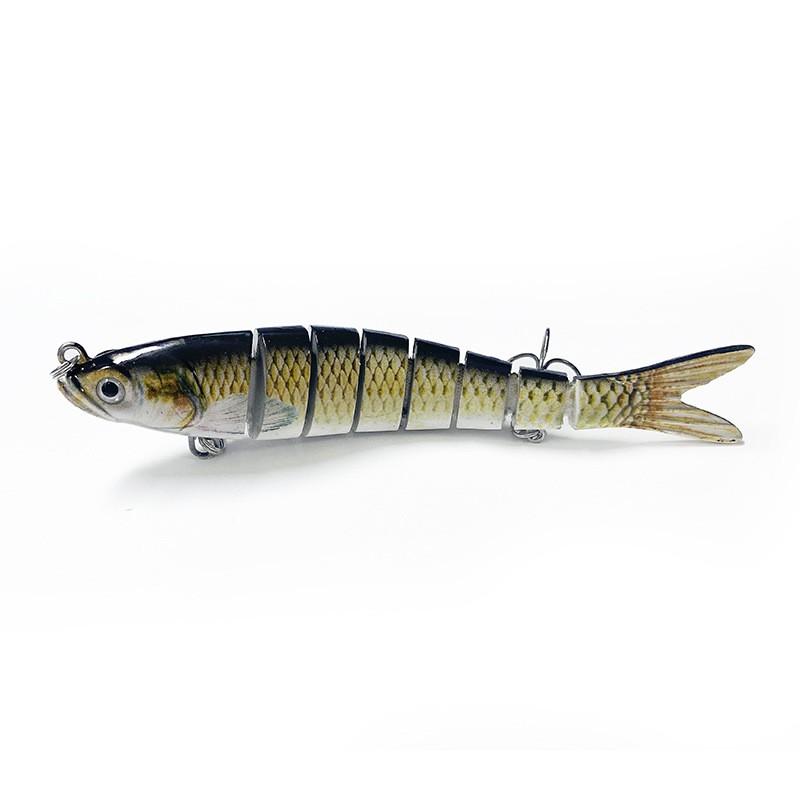 8-Section Bionic Jerkbaits Pike Bass Fishing Long Casting Sinking Hard Lure Set In Multiple Colors