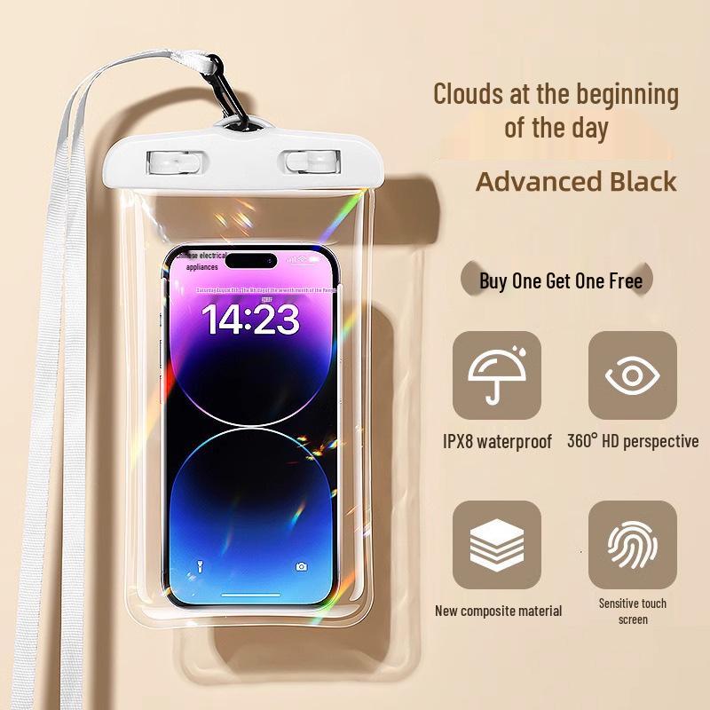 Waterproof Touchscreen Mobile Pouch: For Swimming, Rainproof, Neck Hanging, Underwater Photography, Rafting, and Travel.