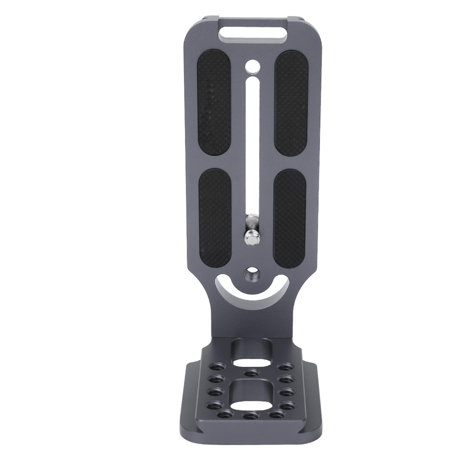 

Универсальная вертикальная Г-образная быстросъемная площадка из алюминиевого сплава для зеркальных фотокамер, гидравлическая серый