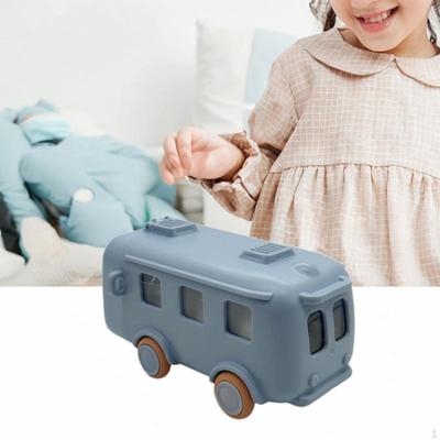 Fun Bus Water Bottle with Sipper 500ml Portable Kids Hydration Cup for Summer Adventures