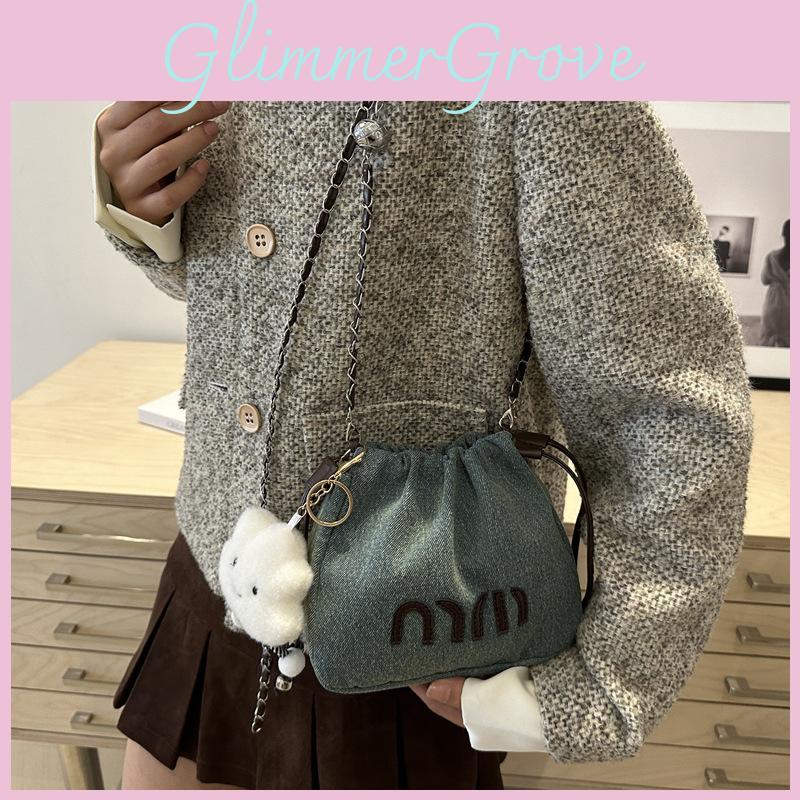 Trendy Minimalist Bucket Bag In Pink And Brown Stylish Pu Fabric For Casual Wear