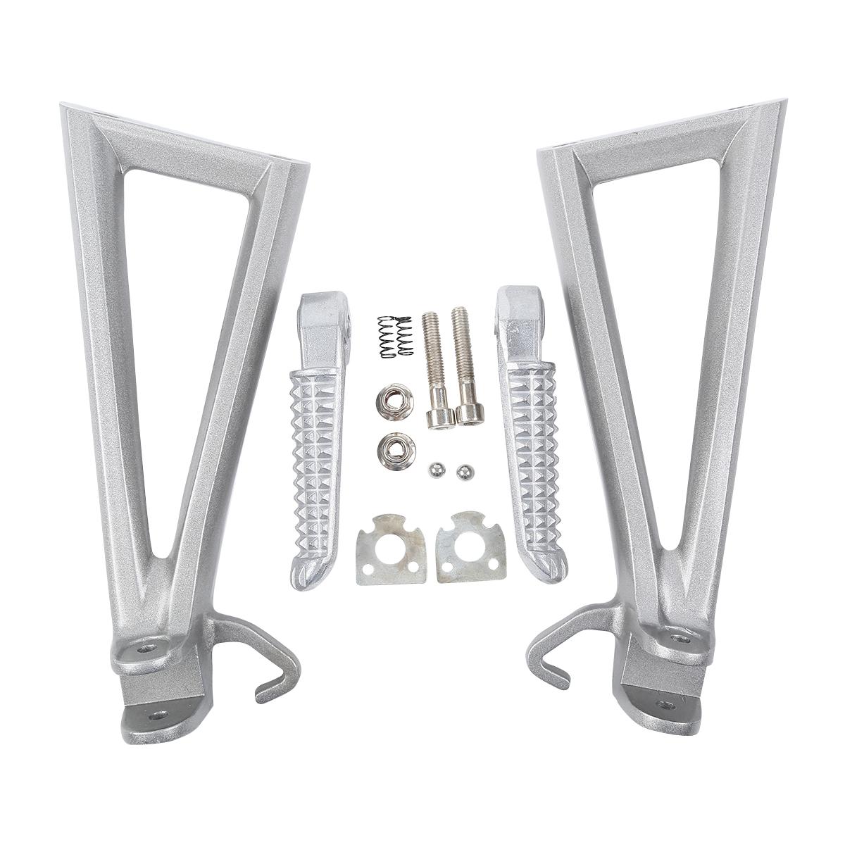 Motorcycle Rear Passenger Foot Pegs Bracket For Yamaha YZF R6 YZF-R6 2006-2016 серебряный