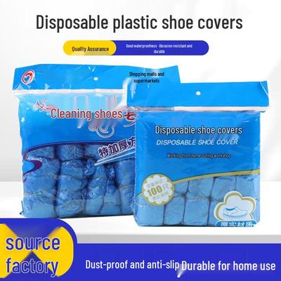 Waterproof Non-Slip Disposable Shoe Covers - Indoor Dustproof, Wear-Resistant, Large-Size