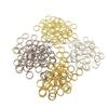 Copper-Plated 14K Gold Open Ring Beaded Jewelry Accessories