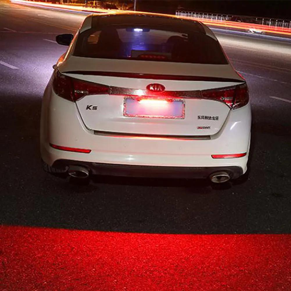 Car Reversing Light Car License Plate Lamp 45/90 SMD LED Bulbs Brake External License Plate  Waterproof Lamps Bar Red+White