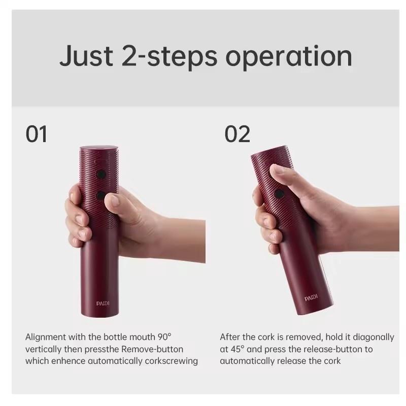 Hot Selling New Electric Wine Bottle Opener, Reusable and Easy To Carry, USB Charging, Home Party, Bar, Kitchen Accessories