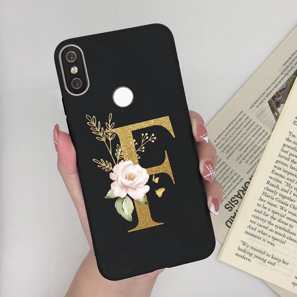Case For Xiaomi Mi A2 A 2 Lite A1 A 1 MiA2 MiA1 Cute Letters TPU Silicone Bumper Soft Back Cover for Xiaomi Mi 5X 6X Phone Case