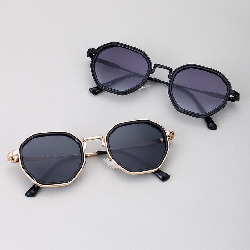 Metallic Retro High-Value Slimming Sunglasses - Versatile Fashion Street Style