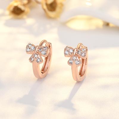 New Bow Earrings for Women's Ear Clips, Ear Buckle Earrings, Fashionable and Cute Personalized Earrings
