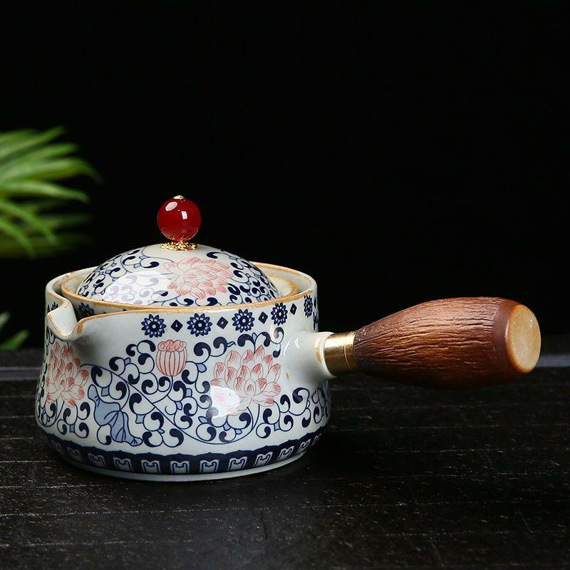 Conjunto de chá kung fu chinês, 19 estilos, conjunto de chá para viagem, cerâmica, portátil, bule, infusor, xícara de chá para chá