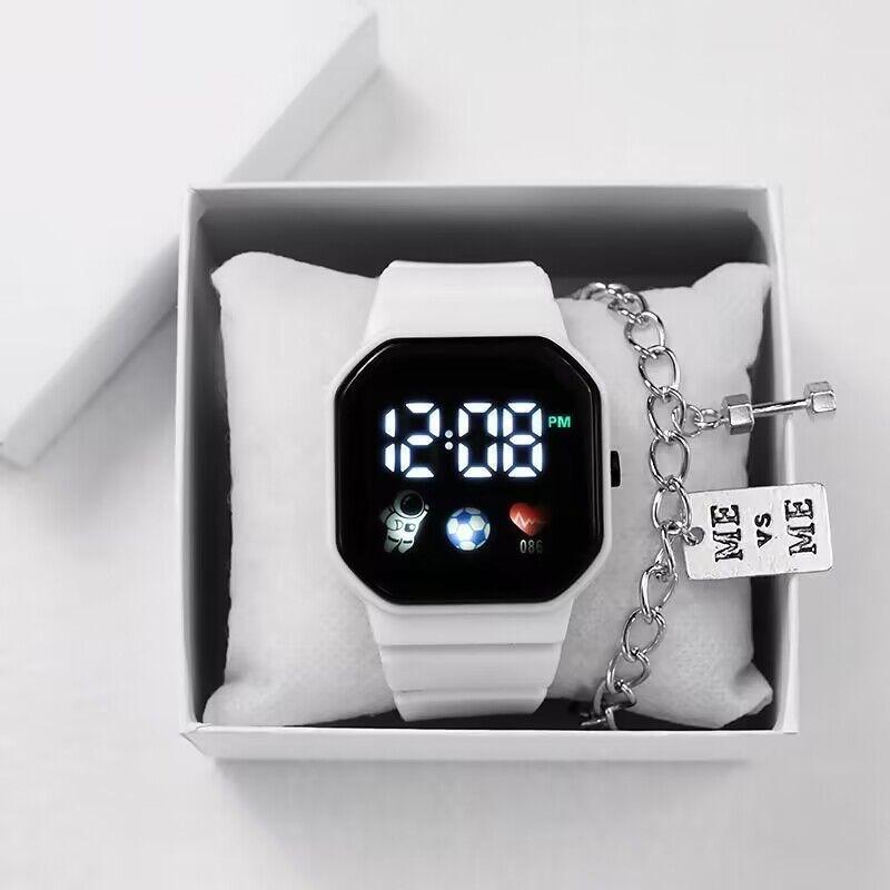 Technology Watch Female Ins High Value Student Party Simple Fashion Niche Football Unicorn Waterproof Electronic Watch