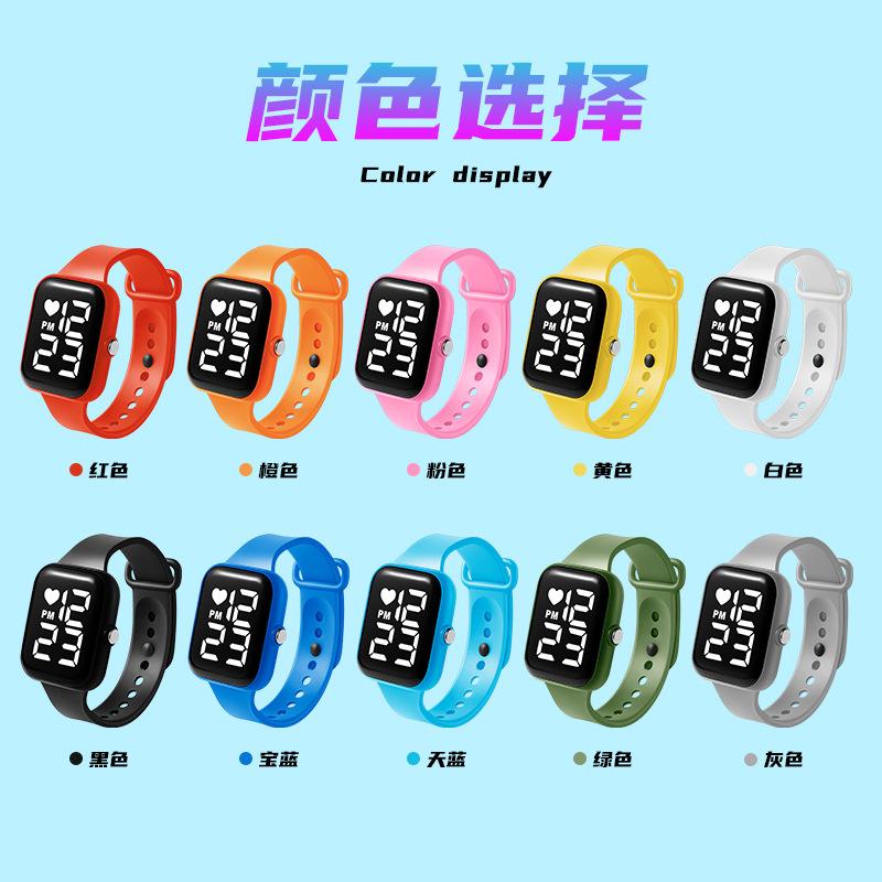 Led Watch Fashion Sports Watch Waterproof Watch Led Electronic Watch Male And Female Student Electronic Watch