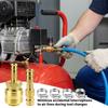 Air Compressor Hose Connector 8/10mm with Tightening Clamps for Pneumatic Tool and Air Hose Application Easy Installation
