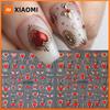2pcs 3D Heart Sun Star Nail Art Stickers Decals Gold Silver Red Romantic Valentine Adhesive Slider Charms 5D Nail Art Decoration