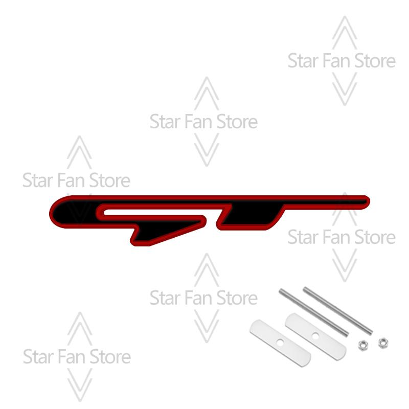 Badge Griglia Metallo GT Adesivi 3D Emblema Corpo Baule Auto Decalcomania Styling Auto Per KIA Sorento Stinger Sportage Rio K5 K9 Picanto K3